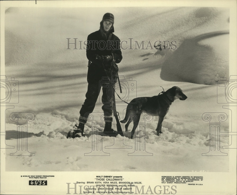 1964 Press Photo Brandon de Wilde in Walt Disney's "Those Calloways" - ney22563