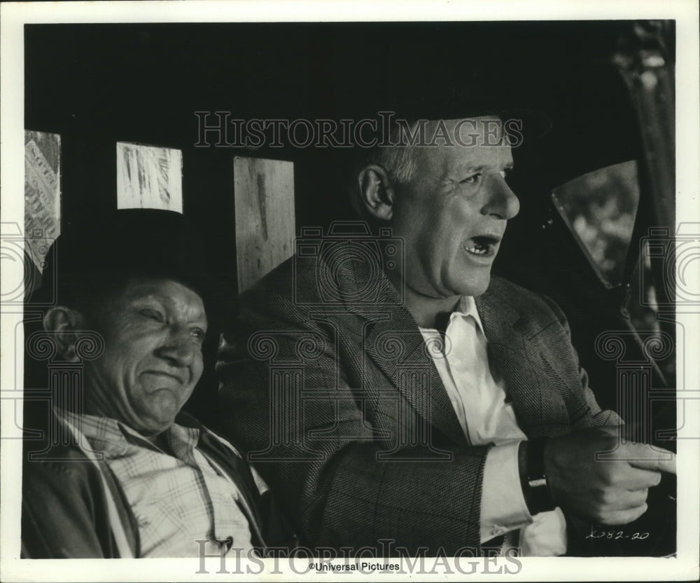 1975 Press Photo Rod Steiger and Billy Barty in "W. C. Fields and Me"