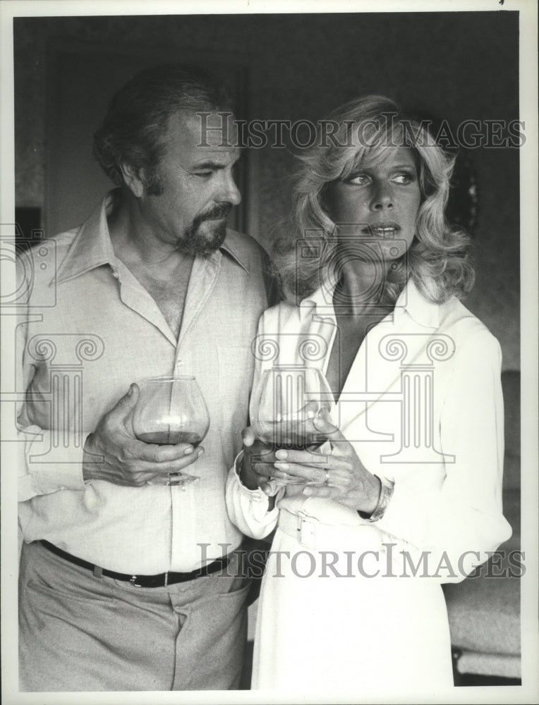 1985 Press Photo Loretta Swit and Rip Torn in NBC Movie &quot;The Execution&quot;- Historic Images