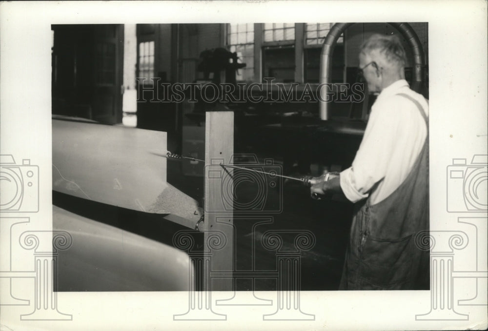 1938 Press Photo Experimental Model Basin, Washington, DC Navy Yard - ney23473