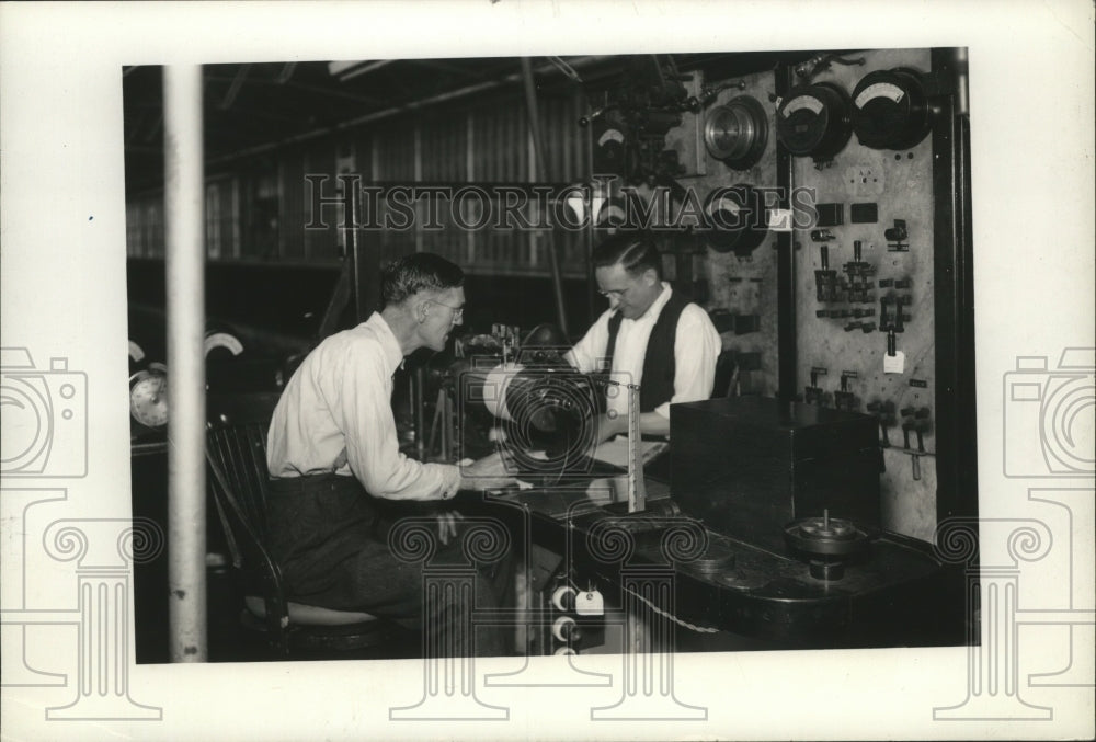 1938 Press Photo Experimental Model Basin, Washington, DC Navy Yard - ney23474