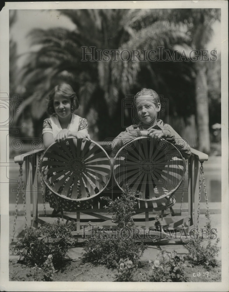 1933 Press Photo Johnny and Lillian Bow Cousins of Actress Clara Bow - ney23916- Historic Images