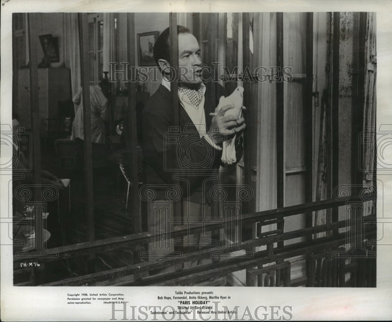 Load image into Gallery viewer, 1958 Press Photo Scene From "Paris Holiday" Starring Bob Hope - ney24869
