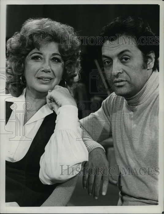 1979 Press Photo Beverly Sills and Zubin Mehta on CBS show "Why a Conductor?"