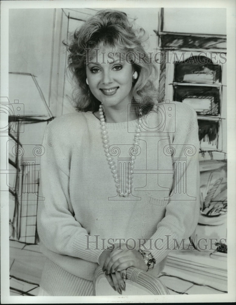 Press Photo Jean Smart, co-star on CBS's "Designing Women" - ney25315