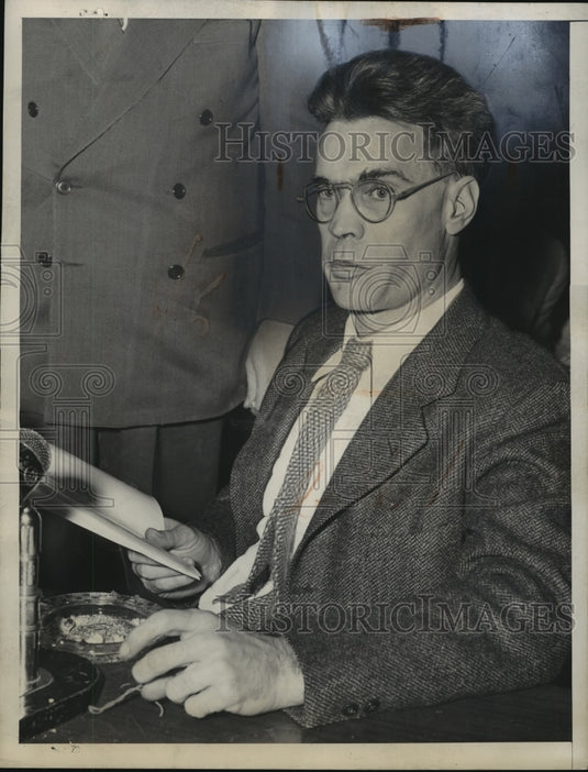 1948 Press Photo Henry Julian Called as Surprised Witness  - ney25363