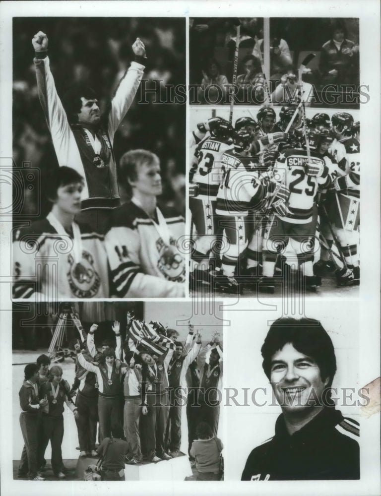 Press Photo Unknown Hockey Players - ney25761- Historic Images