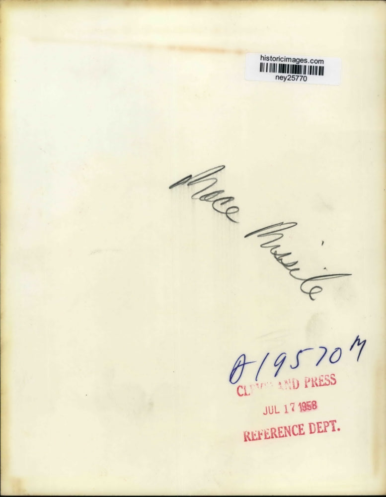 1958 Press Photo Unknown Parachutes - ney25770