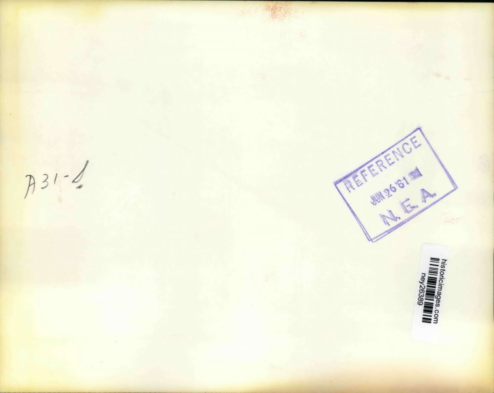 1961 Press Photo Firemen Fight Fire on Freighter Sidonia in New York - ney26389