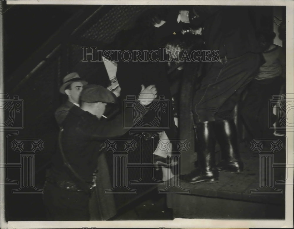 1938 Press Photo 23 Passengers on Chicago Train Injured During Accident
