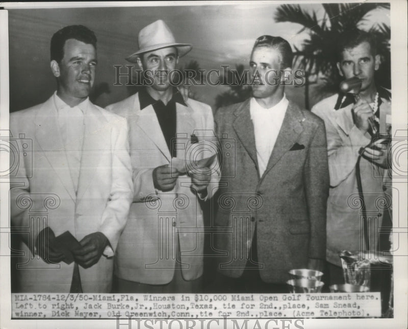 Load image into Gallery viewer, 1930 Press Photo Winners in $10,000 Miami Open Golf Tournament - ney27244
