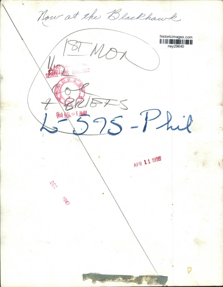 1956 Press Photo Orchestra Conductor Phil Levant - ney29640