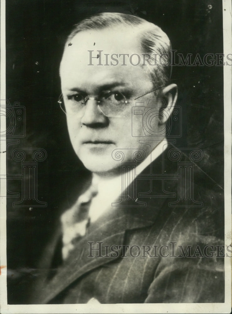 1932 Press Photo Judge Walter Lindley to Oversee Hearing of Insull Unitility