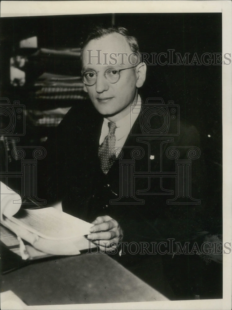 1934 Press Photo Croat Leader Joseph Kroja - ney30959