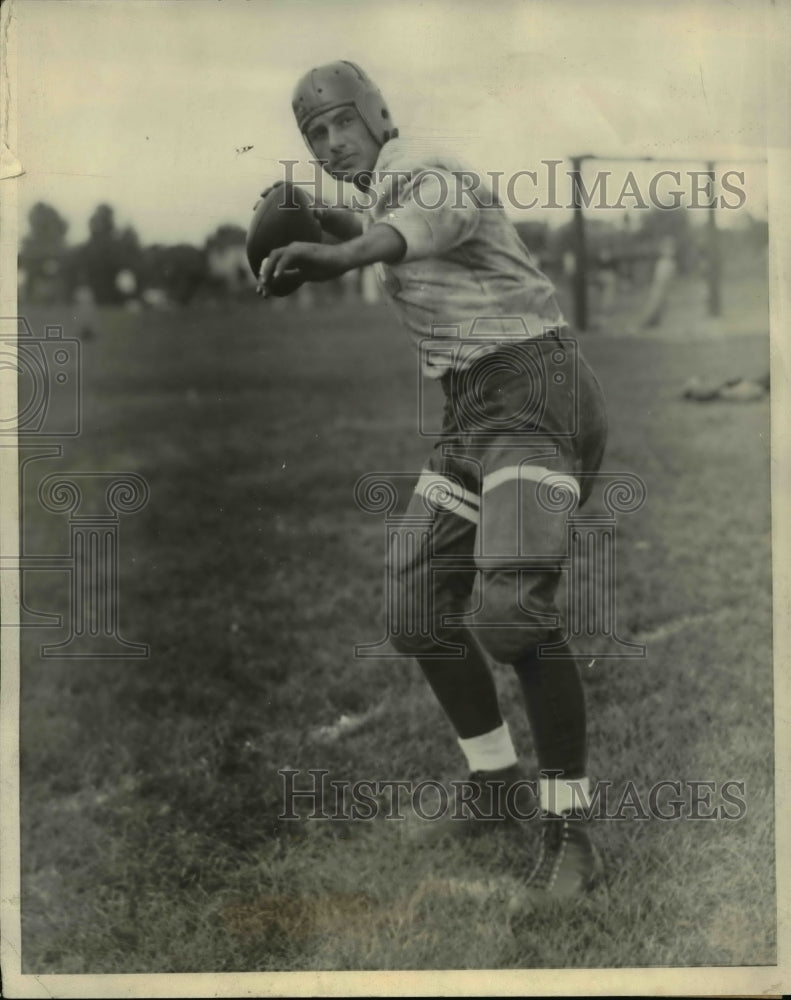 1931 Press Photo Ken Meenan Developing Into Exceptional Fullback at Northwestern