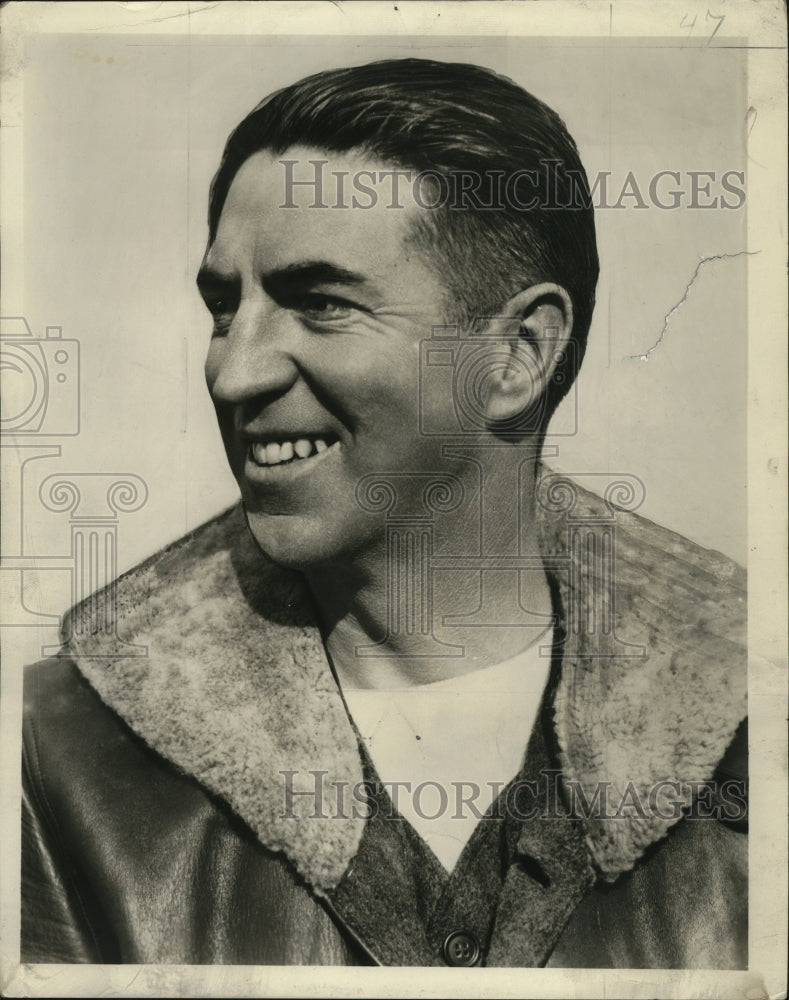 1935 Press Photo Eddie Casey. Harvard University Football Coach - nez24775- Historic Images