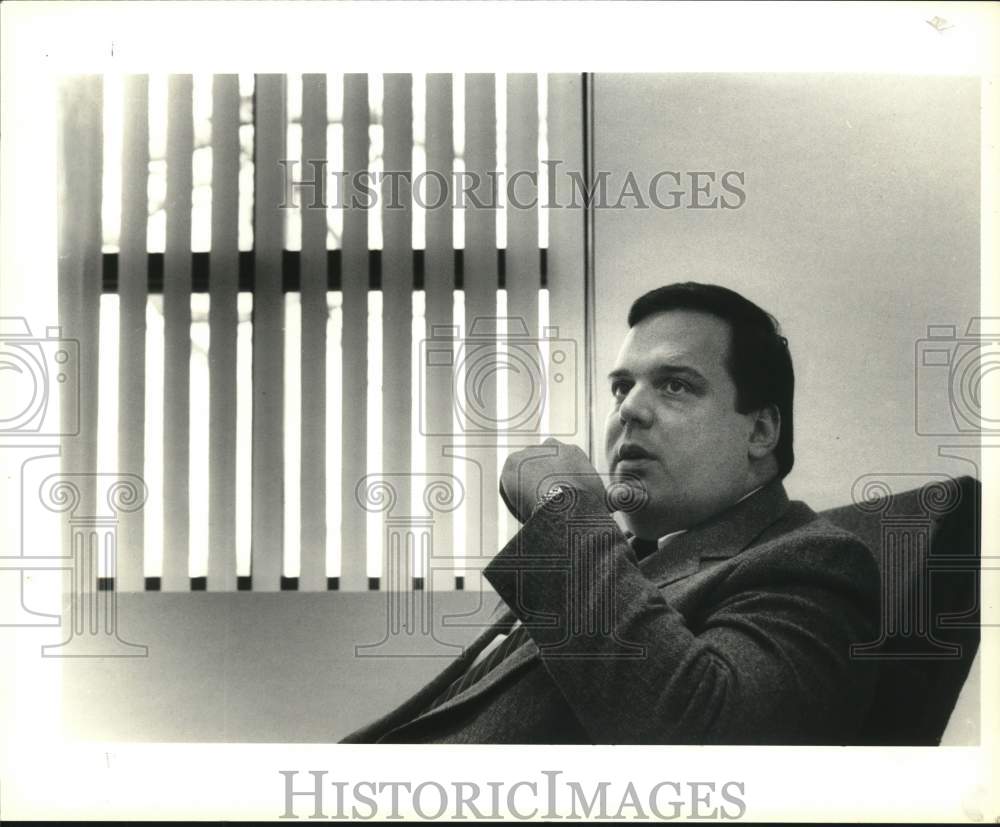 1991 Press Photo Warden Christopher Pelkey, Francis Maloney Youth Institute- Historic Images