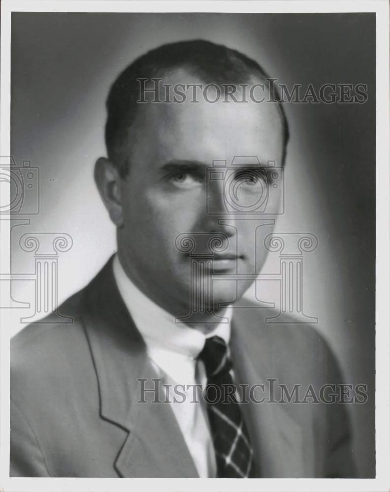 1958 Press Photo Frederick Pope Jr., Connecticut State Chairman, March of Dimes- Historic Images