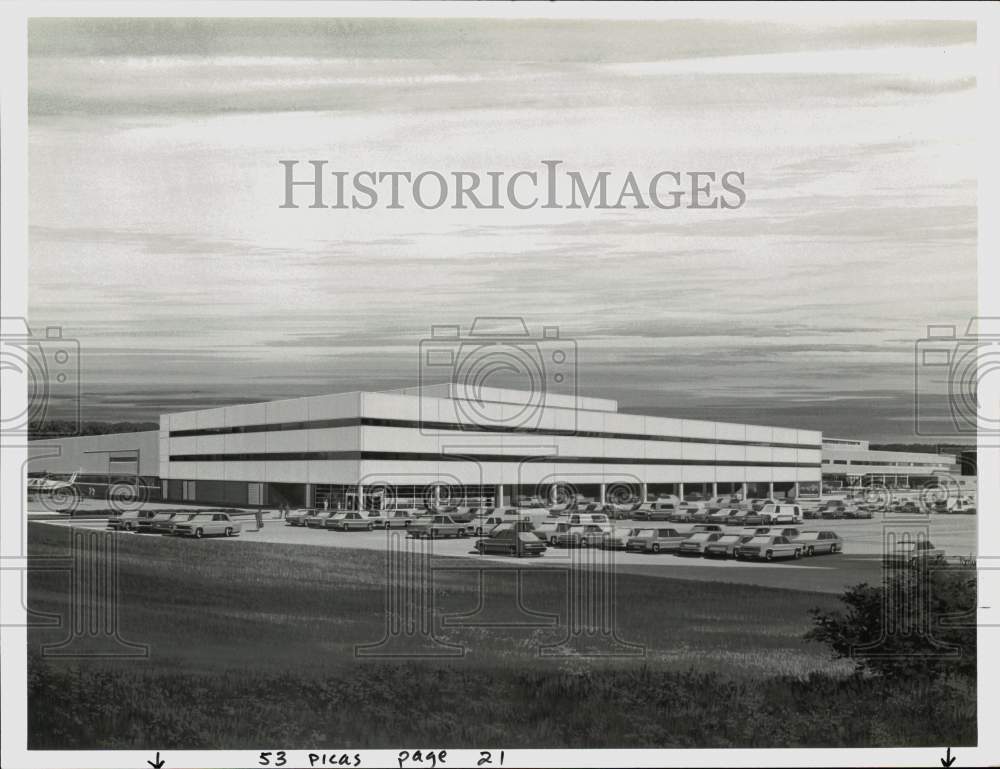 Press Photo Sikorsky Planned Expansion Drawings - nha15142- Historic Images