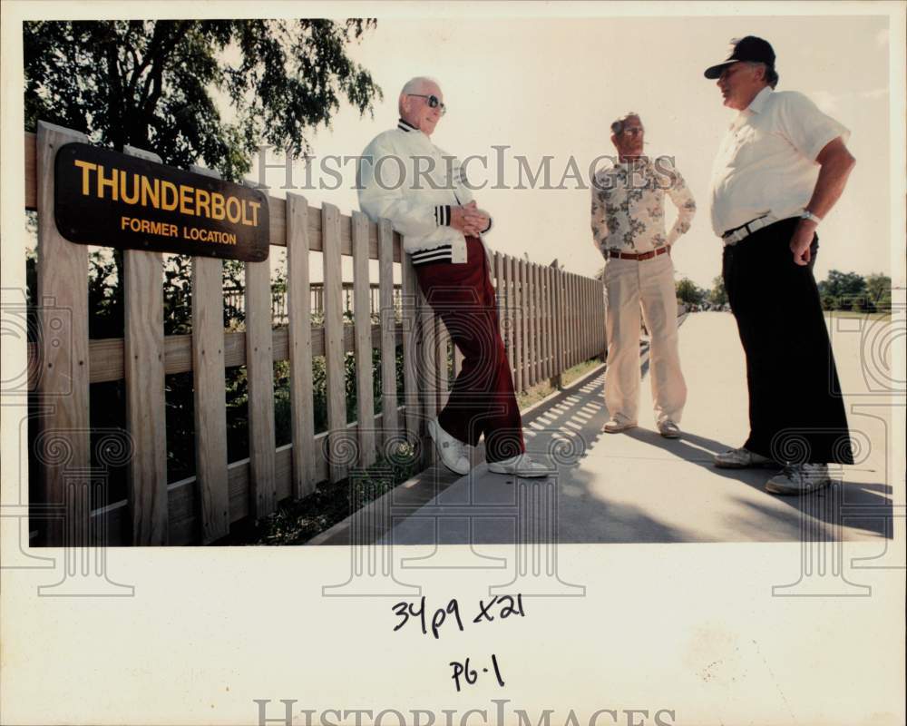 1992 Press Photo Bill Dorman, William Reed and Gil Johnson in West Haven- Historic Images