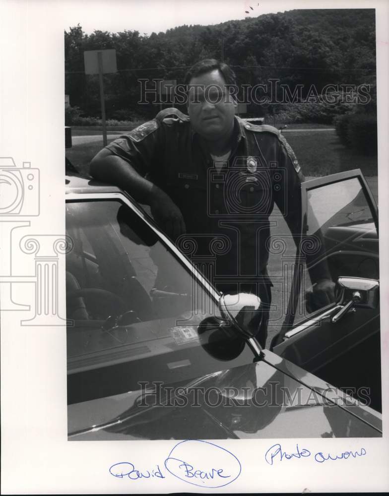 Press Photo David Beare, Kent Police Officer - nht02722- Historic Images