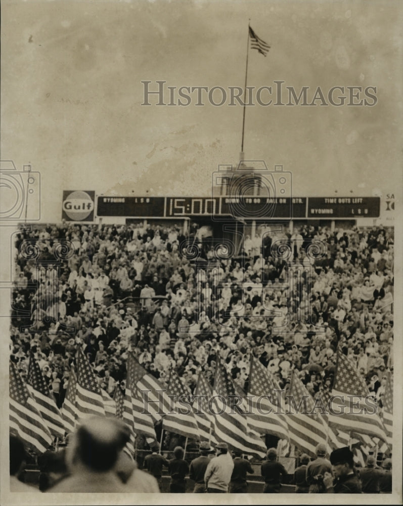 1968 Press Photo Sugar Bowl- Halftime ceremonies at the Sugar Bowl- Historic Images