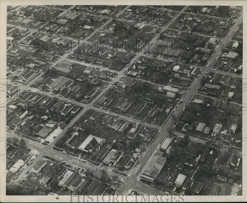 1965 Press Photo Hurricane Betsy - Aerial of Jefferson Parish in New Orleans- Historic Images