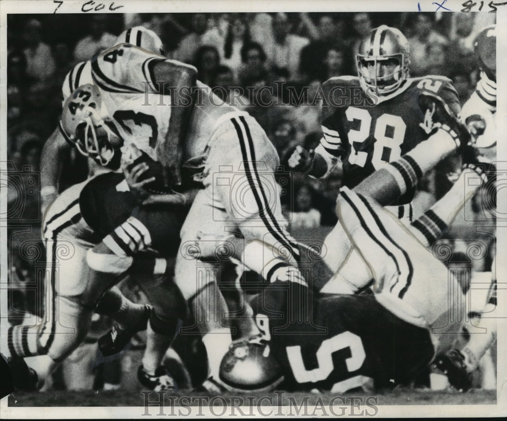  Press Photo Louisiana State University football players- Historic Images