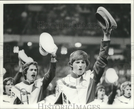 1978 Press Photo Sugar Bowl- Band on field at halftime. - noa06229