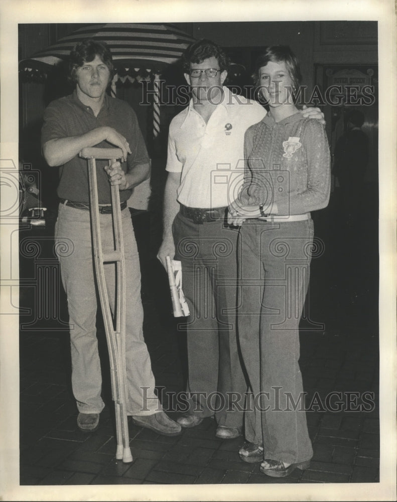 1974 Press Photo Sugar Bowl- Sugar Bowlers at Marriott Hotel-