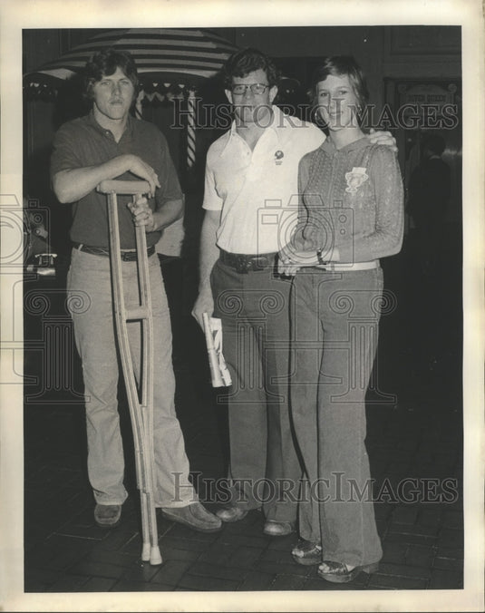 1974 Press Photo Sugar Bowl- Sugar Bowlers at Marriott Hotel-