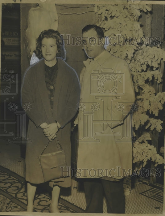 1962 Press Photo Sugar Bowl Events- Mr. and Mrs. George Sadler of Atlanta Ga.- Historic Images