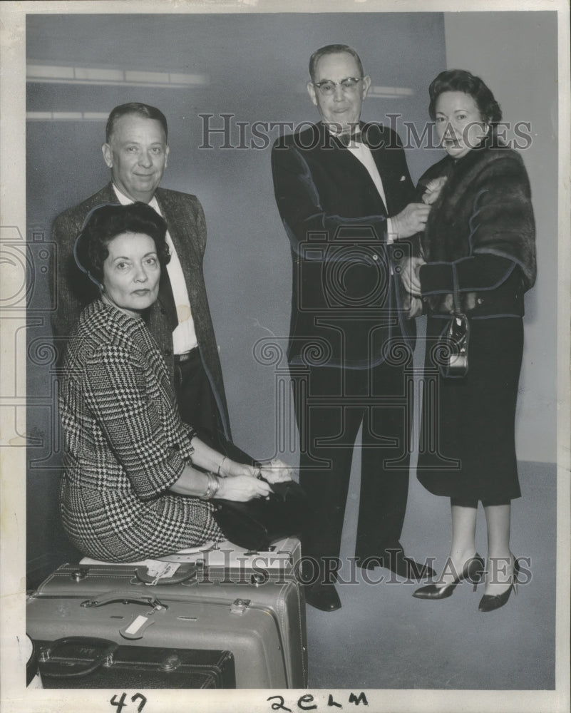 1960 Press Photo Sugar Bowl-Old Miss fans in town for Monday&#39;s Sugar Bowl game.- Historic Images