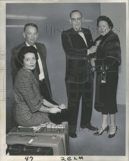 1960 Press Photo Sugar Bowl-Old Miss fans in town for Monday's Sugar Bowl game.- Historic Images