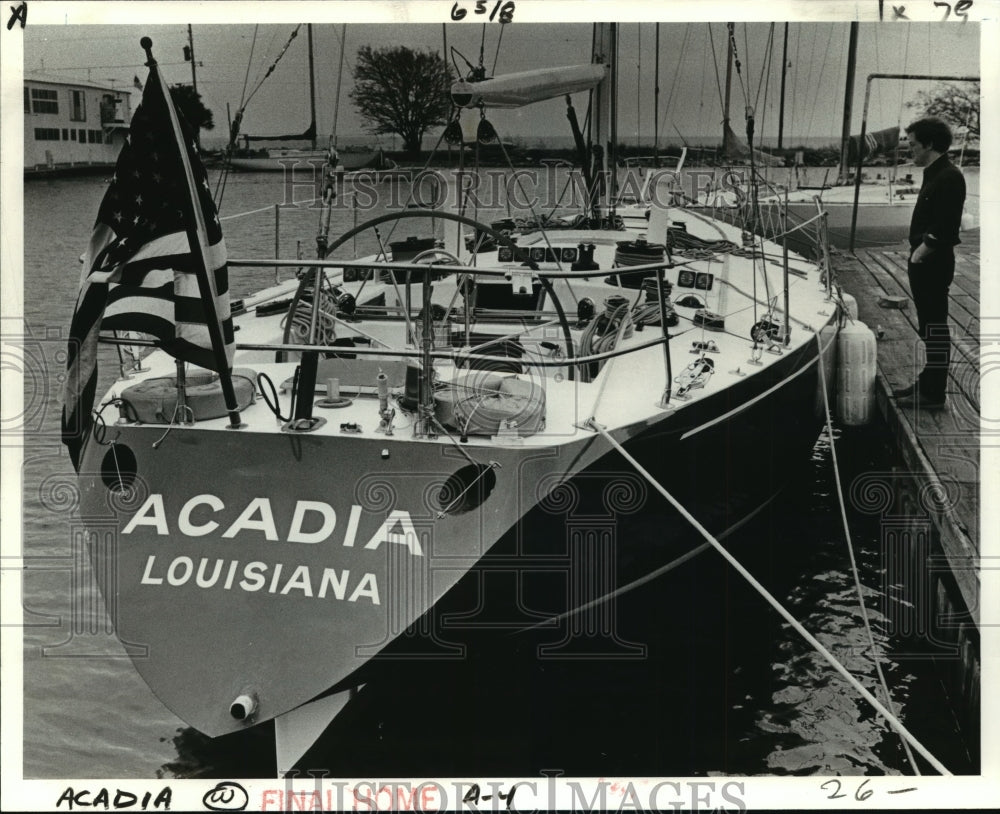 1979 Press Photo Acadia- A feared name at SORC at Southern Yacht Club.- Historic Images