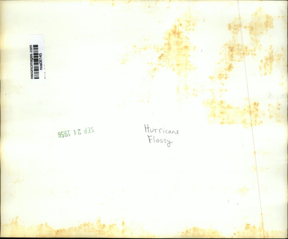 1956 Press Photo Hurricane Flossy- Refugees from Hurricane.