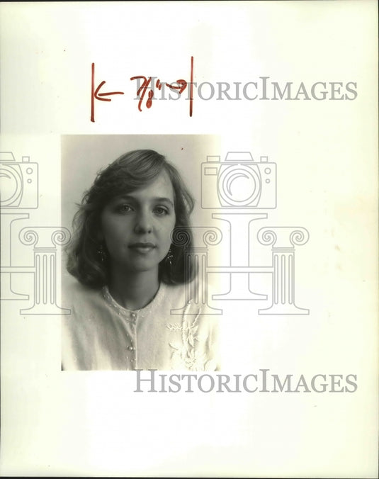 1993 Press Photo Jill Ainsworth of Ursaline Academy School- Historic Images