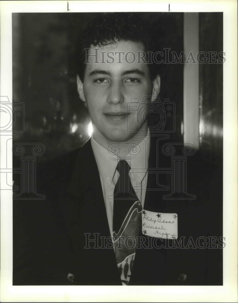  Press Photo Philip Adams Riverdale High School- Historic Images