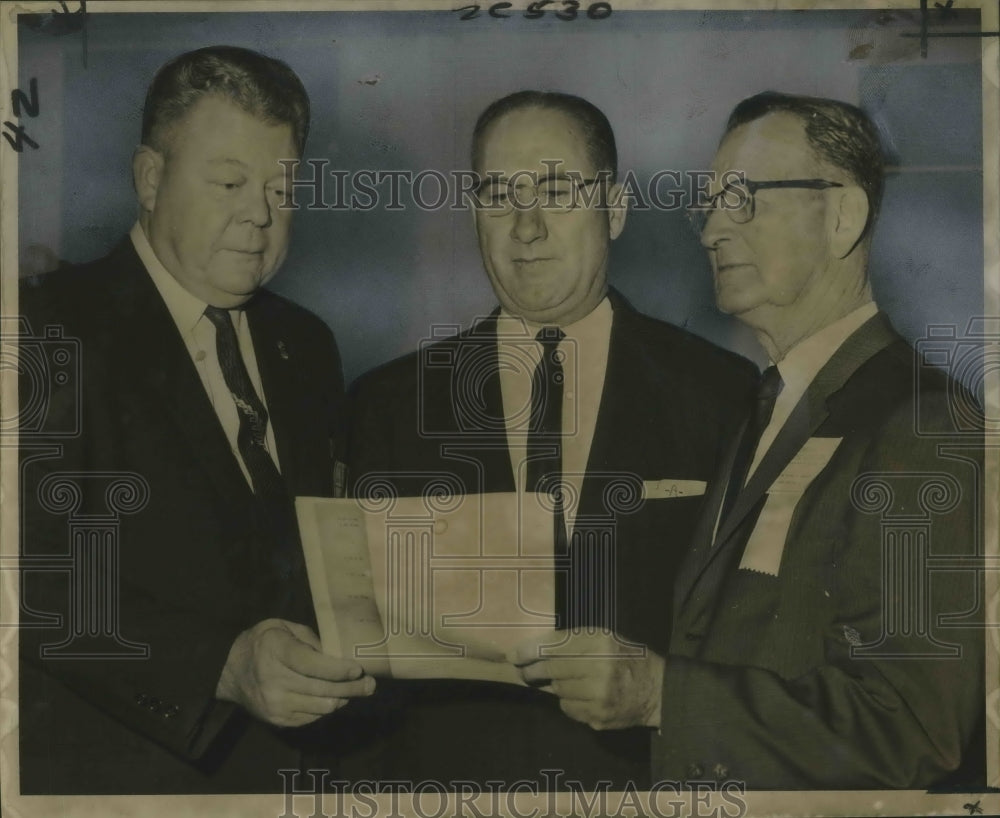 1962 Press Photo District vice-presidents of the Louisiana Municipal Association- Historic Images