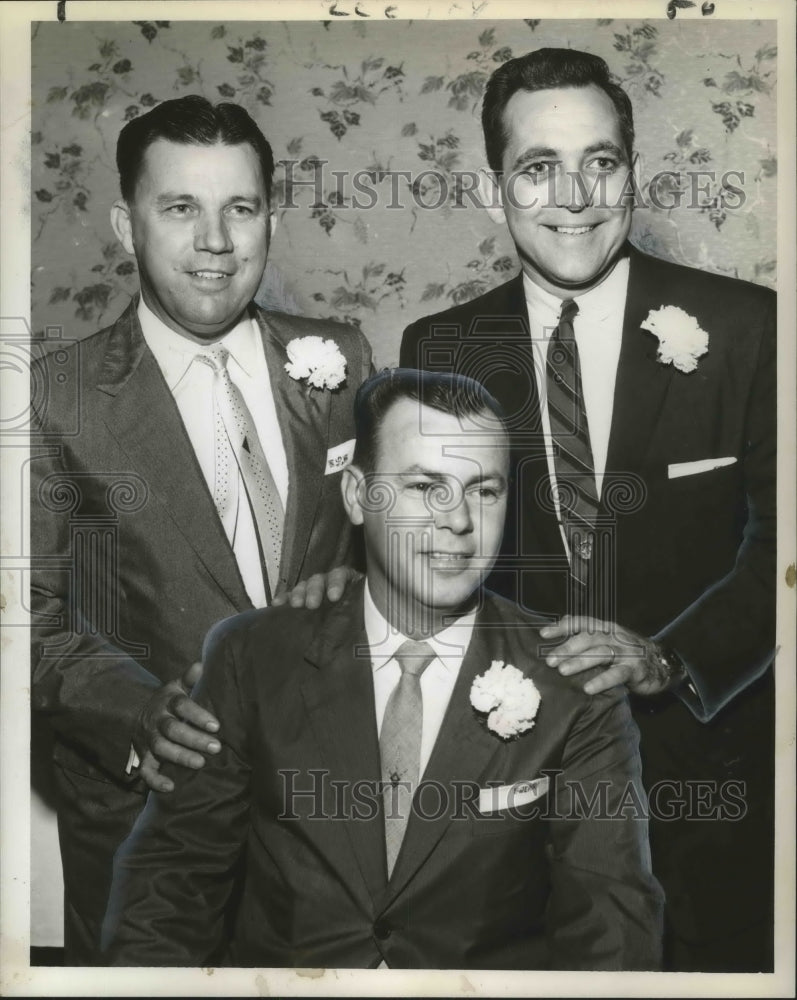 1959 Press Photo Newly installed officers of the Passenger Club of New Orleans.- Historic Images