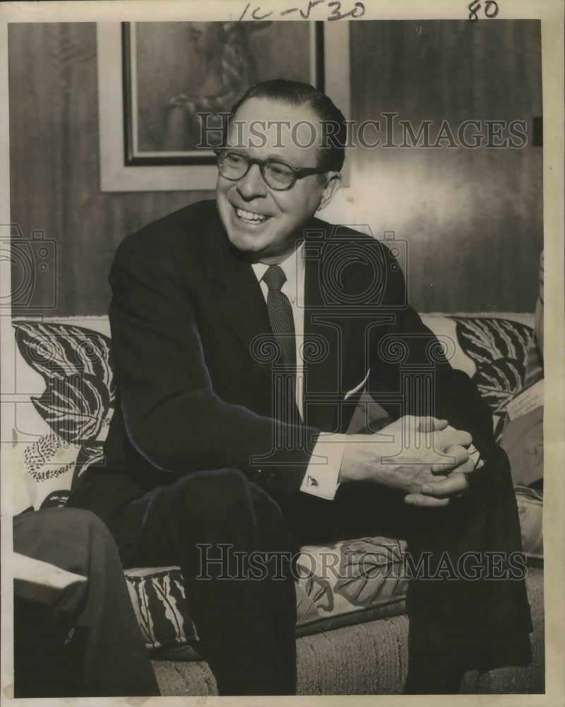 1958 Press Photo Meade Alcorn, Chairman of the Republican National Committee.- Historic Images