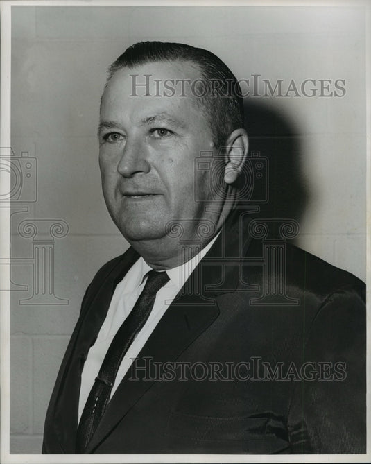 1963 Press Photo Claude Aleman, president of Palm Air Civic Association.- Historic Images