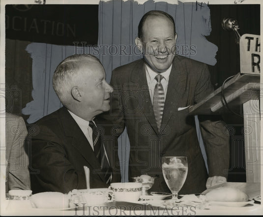 1956 Press Photo Edward P. Curtis, special assistant to President Eisenhower.- Historic Images