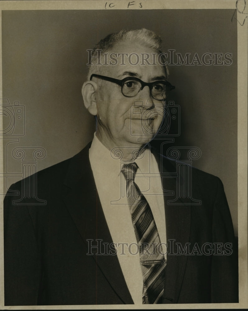 1958 Press Photo C.B. Anderson President of Bethlehem Asylum Association