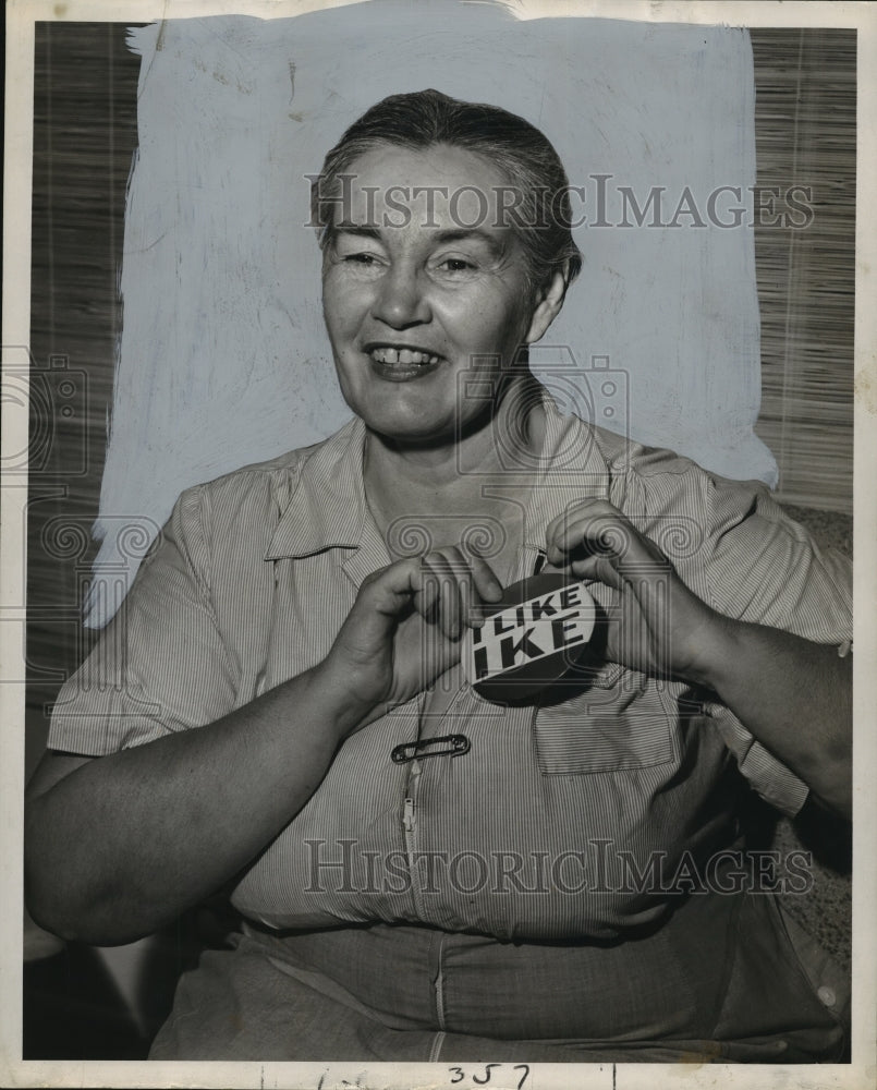 1952 Press Photo Mrs. Violet Allen- Republican Committee Woman. - noa14100- Historic Images