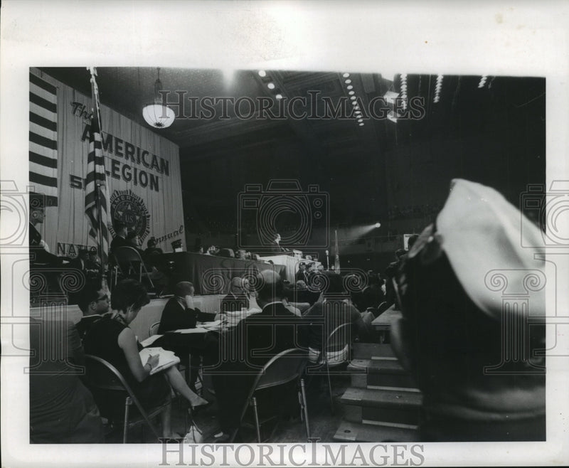 Load image into Gallery viewer, 1968 Press Photo American Legion National Convention in New Orleans tables
