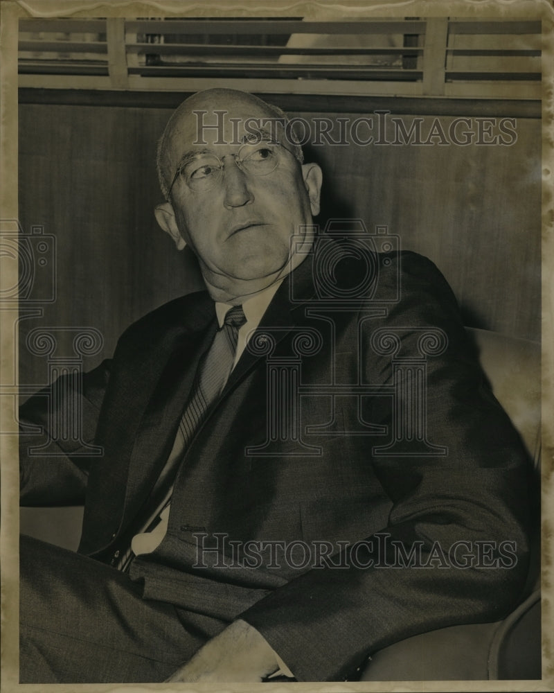 1962 Press Photo Boeing President William M. Allen in New Orleans - noa15386- Historic Images