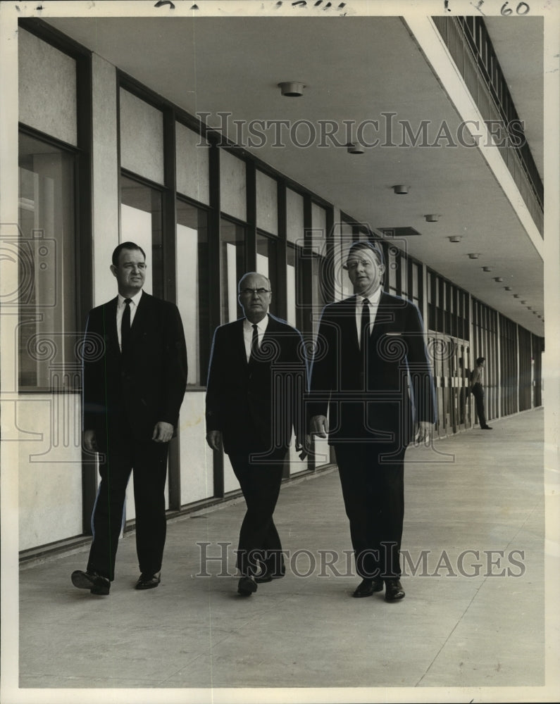 1965 Press Photo Louisiana State University - Chancellor and Aides- Historic Images