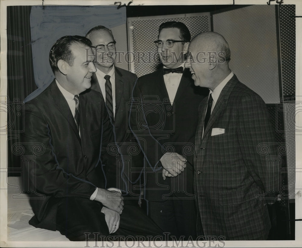 1963 Press Photo Officers of American Otohinologic Society for Plastic Surgery- Historic Images