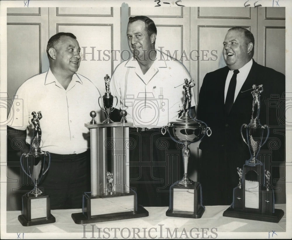 1967 Press Photo Gulf Coast Oil Center Gold Tournament Officials - noa16451- Historic Images